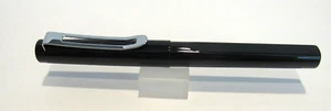 TERZETTI SAFARI BLACK ROLLERBALL PEN+ POUCH+ 2 SPARE REFILLS METAL BODY - Picture 1 of 3
