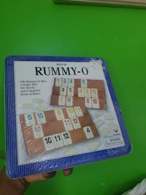 Deluxe Rummy-O Board Game 2004 Brand New Factory Sealed Cardinal - Image 1 of 3