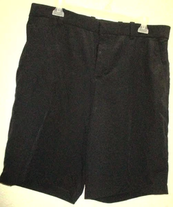 Men's Nike Black Golf Athletic Trouser Stretch Shorts Size 34 Inseam 9" - Picture 1 of 4