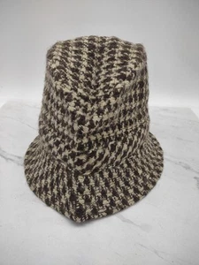 Vtg Millars 100% Pure Virgin Wool Irish Hat Clifden Connemara Size 7 1/8 Bucket - Picture 1 of 10