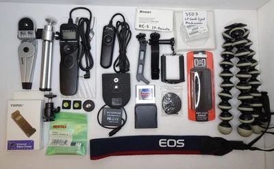 Mixed Lot Camera Accessories, Remote Cables, Mini Tripods Etc - Image 1 of 4
