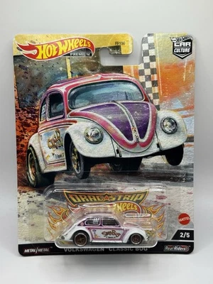 Hot Wheels Premium Car Culture Volkswagen "Classic Bug" - Diecast Car Real Rider Foto 1 de 4