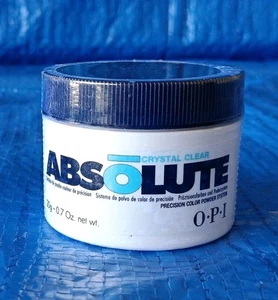 OPI ABSOLUTE Precision Color Powder System - CRYSTAL CLEAR - 0.7oz - NEW, Sealed - Picture 1 of 4