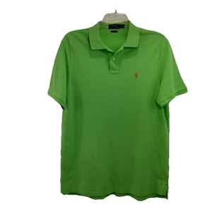 Polo Ralph Lauren Hemd Herren Large Classic Fit Kurzarm Golf Golfen Limette - Bild 1 von 7