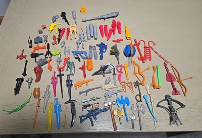 VINTAGE LOT of MOTU ACCESSORIES/WEAPONS -(#2)  OVER 100 PIECES - Image 1 of 4