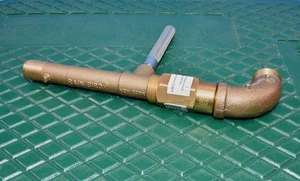 Rain Bird Double Lug QCV Valve Key 33DK 3/4" NPT Hose Swivel 3/4" FPT x 3/4" MHT - Picture 1 of 2