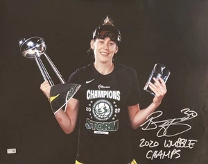 Breanna Stewart Signed 16x20 Seattle Storm Photo 2020 Wubble Champs Steiner CX - Picture 1 of 2