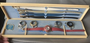 VTG Timex Cavatina 12811 Women Mechanical Watch with 5 Bands & 5 Bezels NIB - Picture 1 of 6