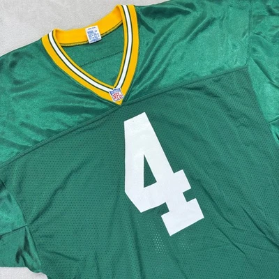 Vintage Green Bay Packers Jersey Men 52 Brett Favre Russell Athletic USA NFL 2XL - Image 1 of 4
