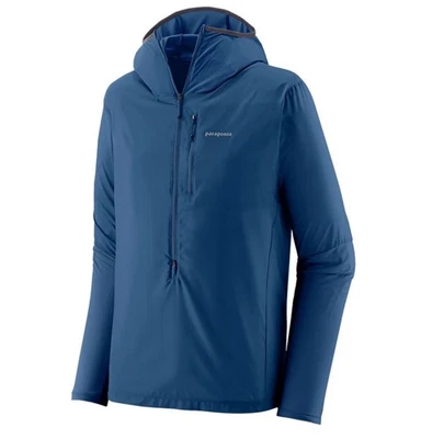 Patagonia Airshed Pro Pullover Running Jacket - Men's Large  Clement Blue - New - Image 1 of 4