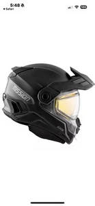 CKX Mission AMS Black Carbon Heated Snowmobile Helmet 3xl 512395 512396 - Picture 1 of 5