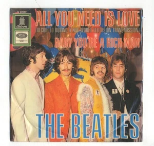 THE BEATLES - ALL YOU NEED IS LOVE - 7" VINYL SINGLE (GERMANY) - Picture 1 of 4