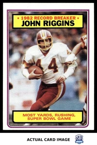 1982 Topps #8 JOHN RIGGINS Washington Redskins HOF NM - Picture 1 of 4