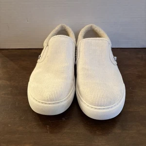 J. Zapatillas Crew Pana Para Mujer Talla 9 Sherpa Forradas Sin Cordones Cómodas Crema BA836 - Imagen 1 de 14