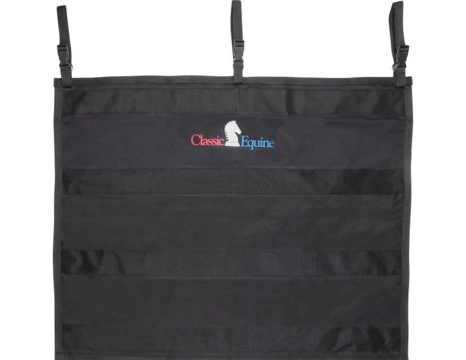 Botas clásicas de lavado equino con correas colgantes 4 filas negras HWR16 Foto 1 de 1