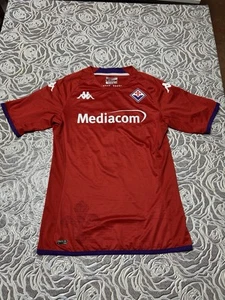 Maglia Calcio Fiorentina Kappa Mediacom Numero 1 Terracciano XL Firmata Signed - Foto 1 di 10