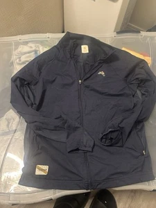 Tracksmith Men’s Medium Navy Full Zip Jacket Running Athletic - Picture 1 of 5