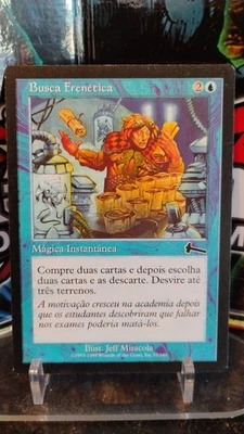 FRANTIC SEARCH Spanish Version MAGIC The Gathering 1999 Trading Card 32/143 MTG - Image 1 of 2