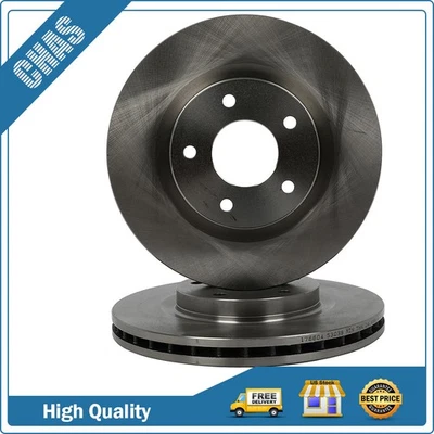 Par de discos de rotores de freno delanteros para Dodge Avenger calibre 2008-2014 2007-2012 Foto 1 de 4