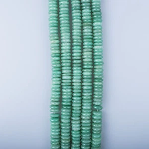 118g Natural Green Aventurine 13x4.5mm Rondelle Necklace Beads Strand 92PCS - Picture 1 of 3