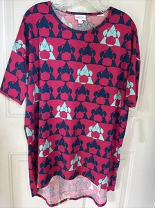 LulaRoe Disney MINNIE MOUSE Women’s Irma Tunic Top Shirt S NWT - Picture 1 of 11
