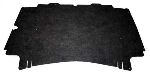 Hood Insulation Pad With Clips For 2002-2009 Dodge Ram 2500 3500 – 1/2" Heat Blanket, Black PET