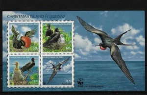 Christmas Island - "FRIGATE BIRD ~ WWF" MNH MS / SS 2010 - Picture 1 of 2