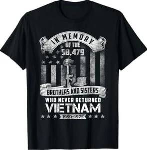 In Memory of Vietnam Veteran Unisex T-Shirt - Picture 1 of 3