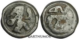 Rèmes ( Région de Reims ) - Potin au guerrier courant. (NGA11) - Imagen 1 de 1