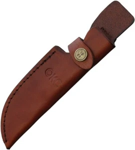 Ontario Sheath For RAT-3 Fixed-Blade Knife Brown Natural Leather Construction - Picture 1 of 7