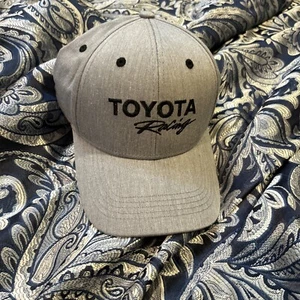 Toyota Racing Baseball Hat Adjustable Strapback Gray Official Toyota Merchandise - Picture 1 of 2