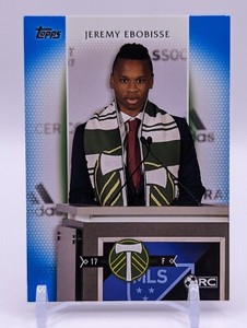 2017 Topps MLS Jeremy Ebobisse Rookie RC Blue #43 /99 R1342