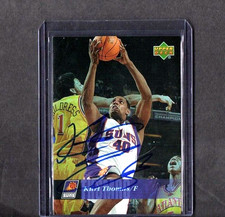 2006 UPPER DECK BASKETBALL CARD SIGNED IP AUTO KURT THOMAS PHOENIX SUNS GREAT