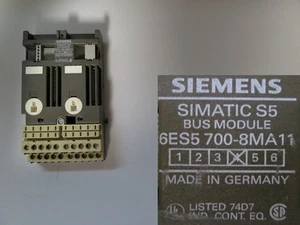 Siemens Simatic S5 6ES5 700-8MA11 E-Stand 04 Busmodul 11-1 #2739 - Picture 1 of 5