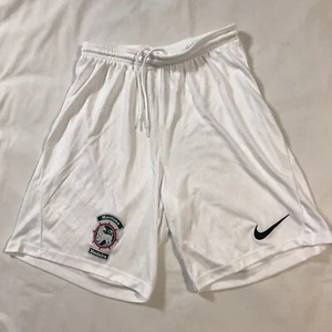 Nike Shorts Boys Youth Medium White Dri-Fit Athletic Maritimo Madaira - Picture 1 of 12