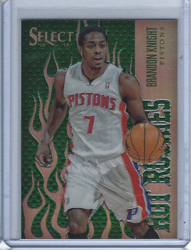 2012-13 Select Brandon Knight Hot Rookies Green Prizm Refractor #14/15 RC  - Image 1 of 1