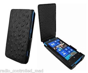 NEW Piel Frama iMagnum Leather Case for Nokia Lumia 920 - Ostrich Black RRP £110 - Picture 1 of 6