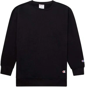 Champion Crewneck Fleece Sweatshirt for Men's Big and Tall with Script Logo - Picture 1 of 15