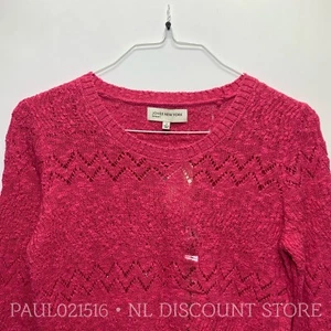 JONES NEW YORK Women's Knit Sweater 3/4 Sleeve ~ S M L XL - Picture 1 of 10