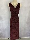 Ladies Dress Devore Party Evening Cocktail Special Formal Occasion Size UK 14