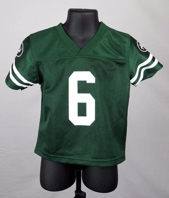 Camiseta de los New York Jets niño pequeño 18 meses Mark Sanchez #6 camiseta verde nueva ST97 Foto 1 de 3