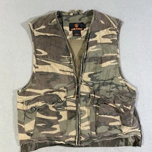 Game Winner Camouflage Hunting Vest Mesh Vented Full Zip Size Large - Picture 1 of 6