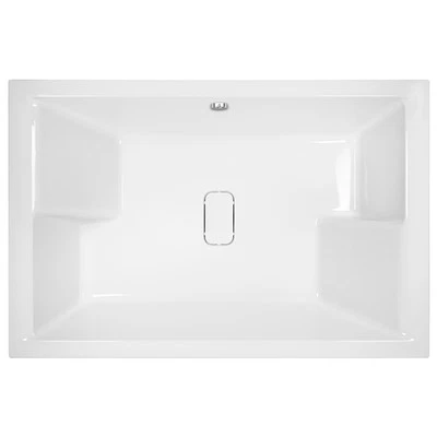 SYNERGY Extra Large 2 Person Bathtub Double Ended 1800mm Extra Wide 1800 x 1200mm