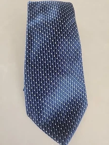Jones New York blaue Seidenkrawatte - Bild 1 von 4