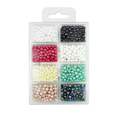 Wachsperlen 8 sortierte Farben - Bild 1 von 2