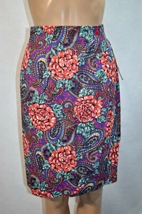 Falda Worthington talla pequeña floral cachemira para mujer  - Imagen 1 de 6