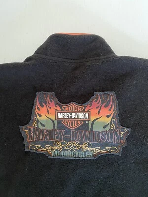 Harley Davidson женский свитер размер маленький 1/2 молнии 3D - Изображение 1 из 4
