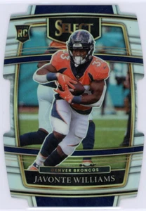 2021 Panini Select - Javonte Williams - Concourse - RC - Silver Die Cut - #57 - Picture 1 of 2