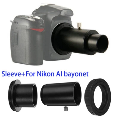 Adaptador de anillo T2 T de 1,25" para telescopio de montaje de lente adaptador T para cámara Nikon SLR EE. UU. Foto 1 de 4