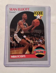 1990 NBA Hoops Sean Elliot Trading Card (#267) Rookie Card - Picture 1 of 2